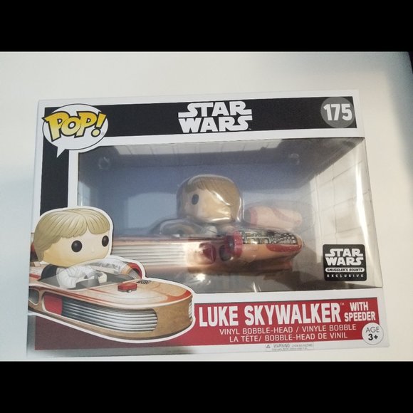 funko pop luke skywalker with speeder